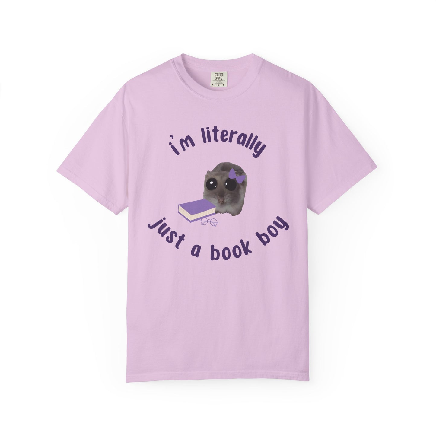 I'm literally just a book boy T-shirt