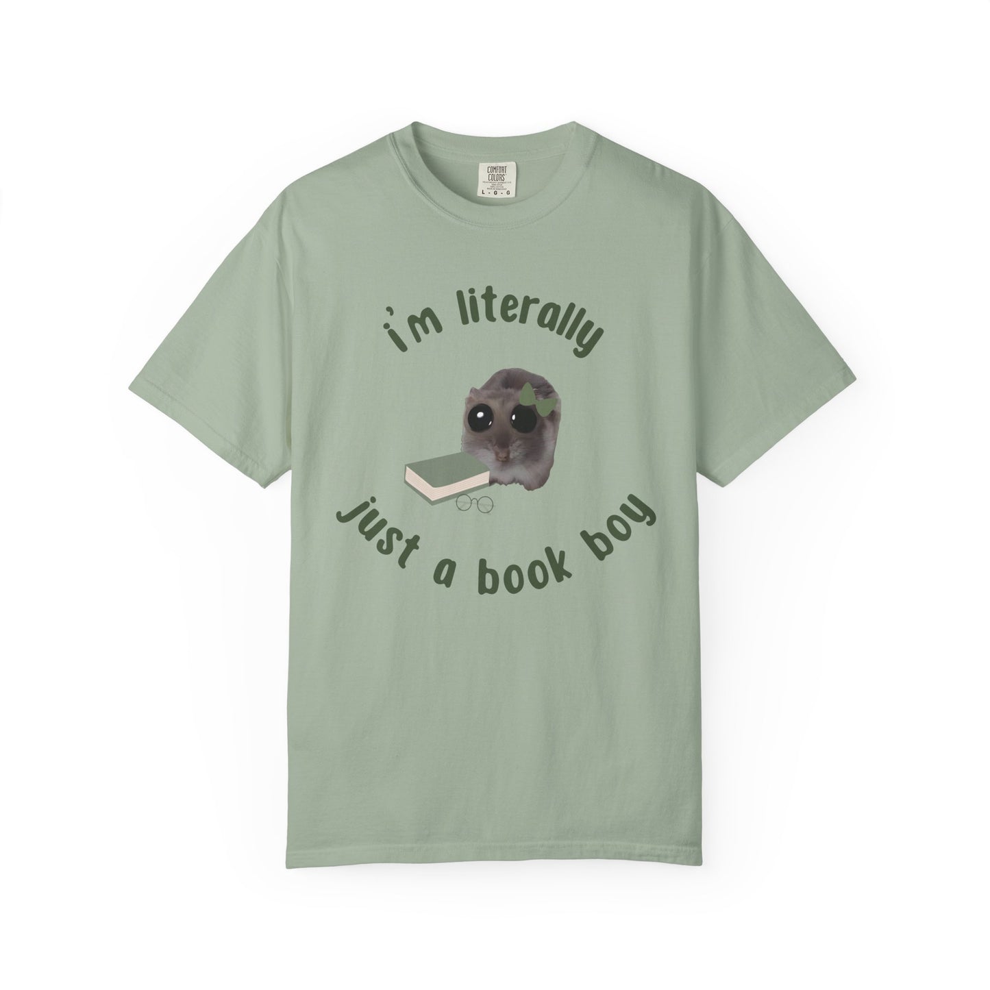 I'm literally just a book boy T-shirt