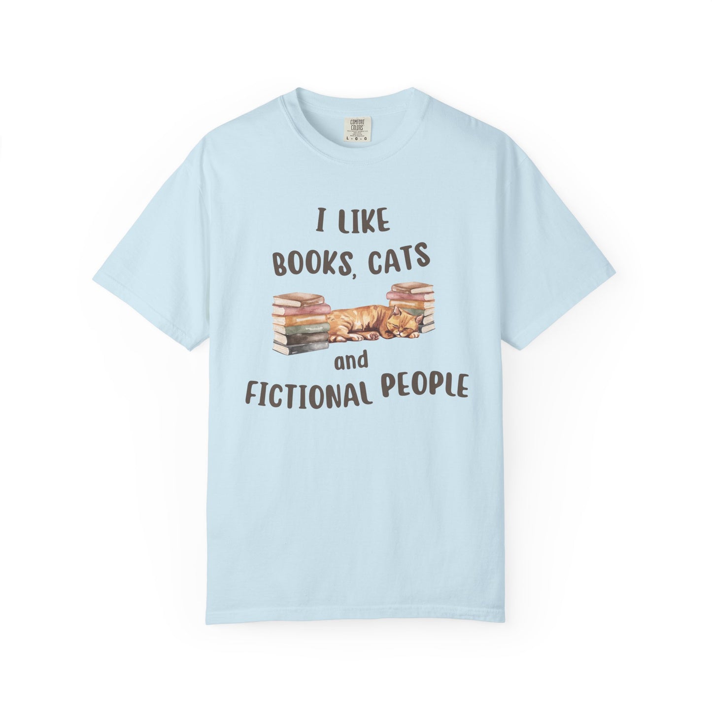 I Like Books, Cats and Fictional People T-shirt