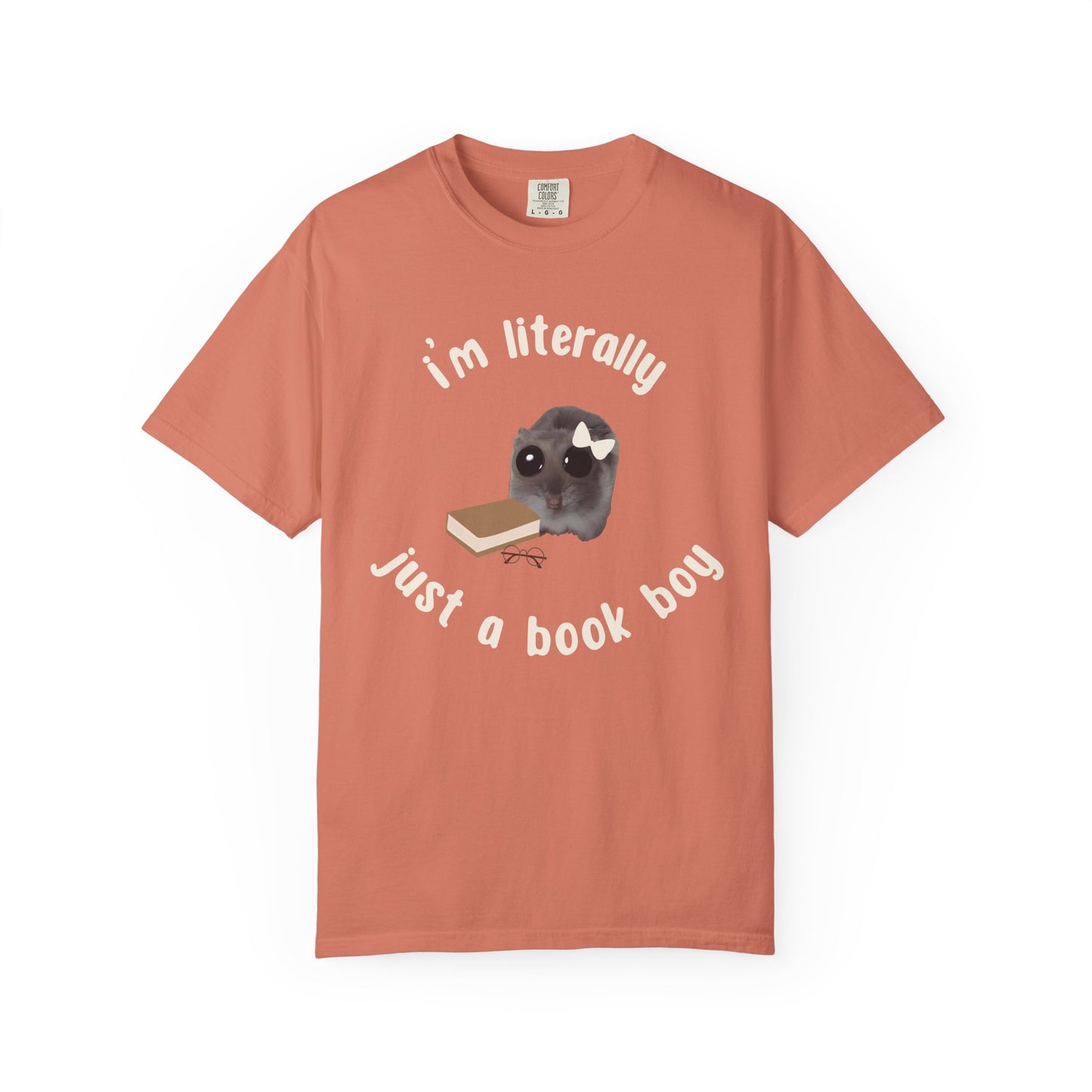 I'm literally just a book boy T-shirt